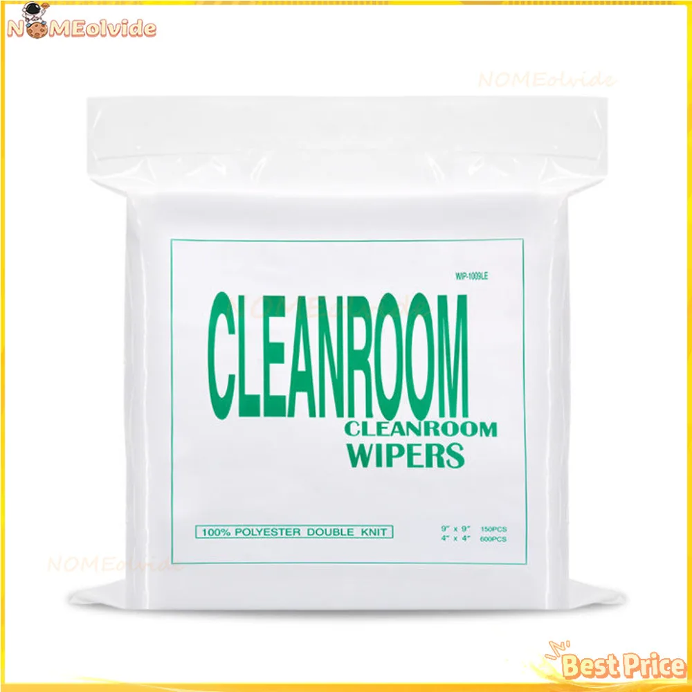 Cleanroom Wiper Cleaning Tissue 6Inch*6Inch 9 Inch*9 Inch Stencil Wiping Non Dust Cloth Clean For All Larget