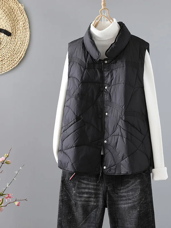 

Легкий пуховый жилет с вышивкой, женская верхняя одежда, осенне-зимняя новинка, тонкое стеганое пальто в китайском стиле мам маленького размера