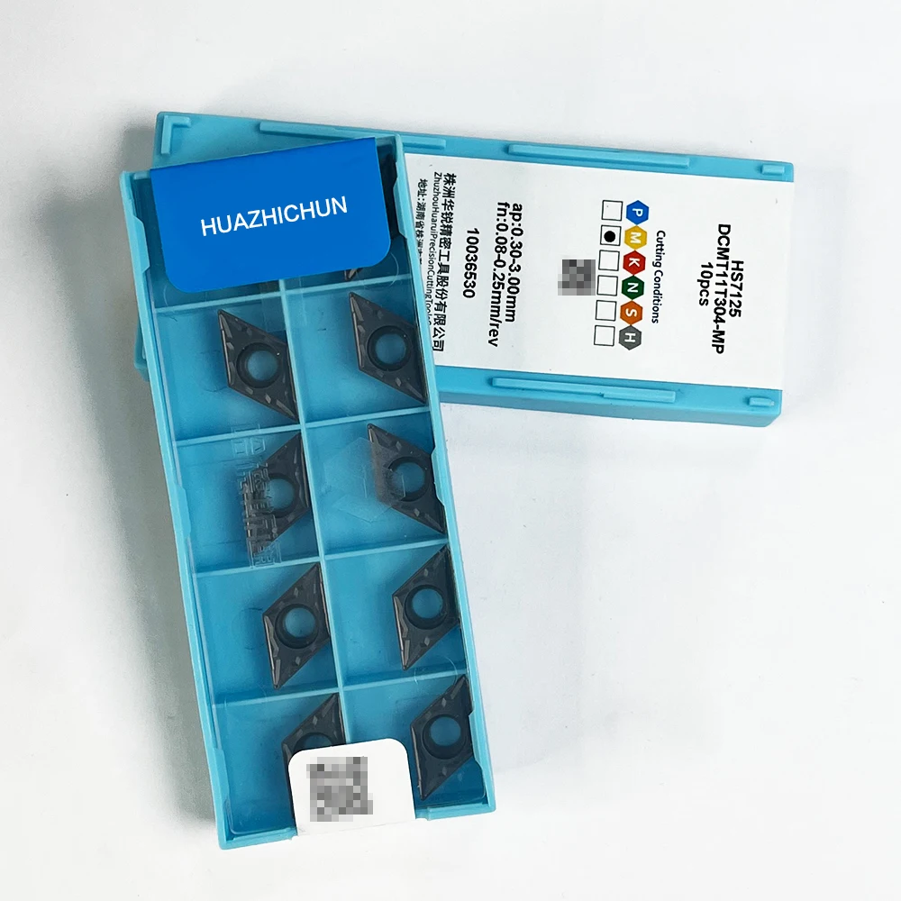 

HUAZHICHUN HS7125 DCMT11T304-MP Carbide inserts Cutting Tool