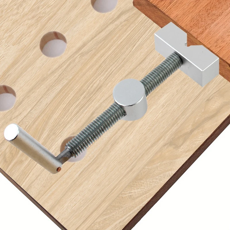 Pince de bureau de travail de calcul, pince de partenaires rapides, fixation rapide, ensemble d'outils de serrage, menuiserie de trou de 20mm, ensemble d'outils de banc de travail, 2 pièces