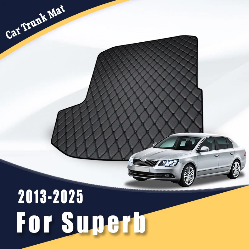 

Ковры в багажник, автомобильные коврики для Skoda Superb 2025 2024 2023 2022 2021 2020 2019 2018 2017 2016 2015 2014 2013 Автоаксессуары Коврики