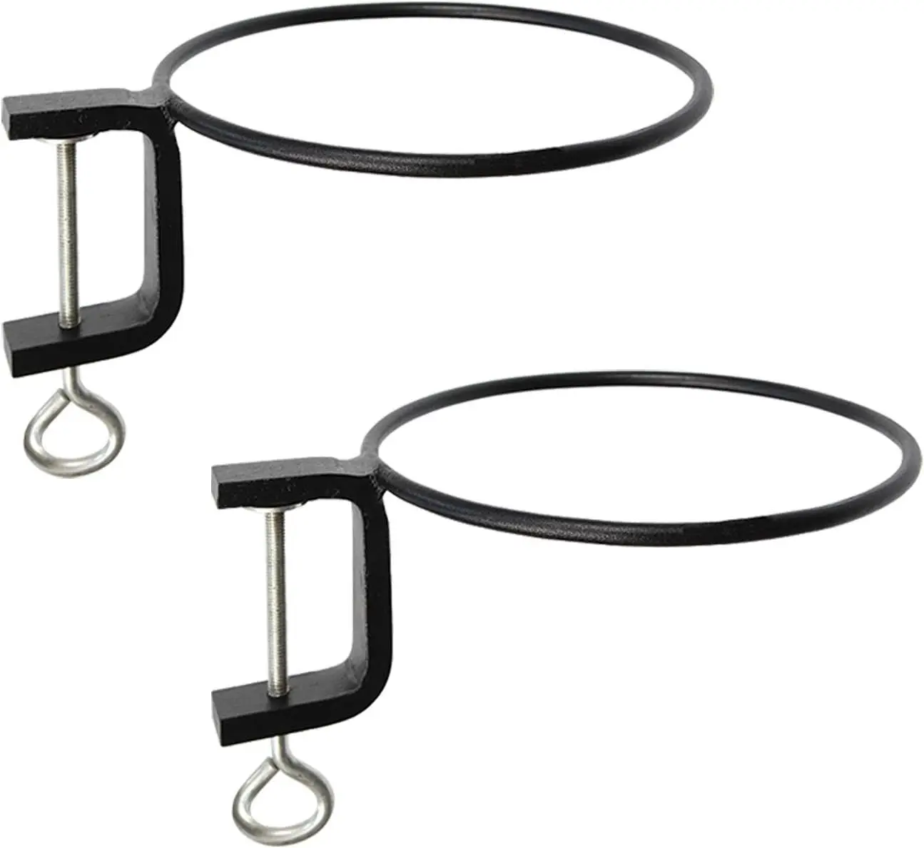 

SFR-08C-2 Clamp-On Flowerpot Ring, Black