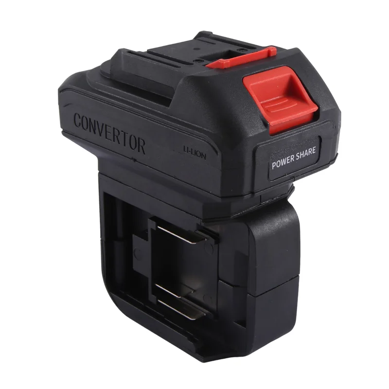 A44F-2 In 1 Power Tool Battery Adapter For  Electric Impact Drill Wrench Screwdriver Li- Battery Converter