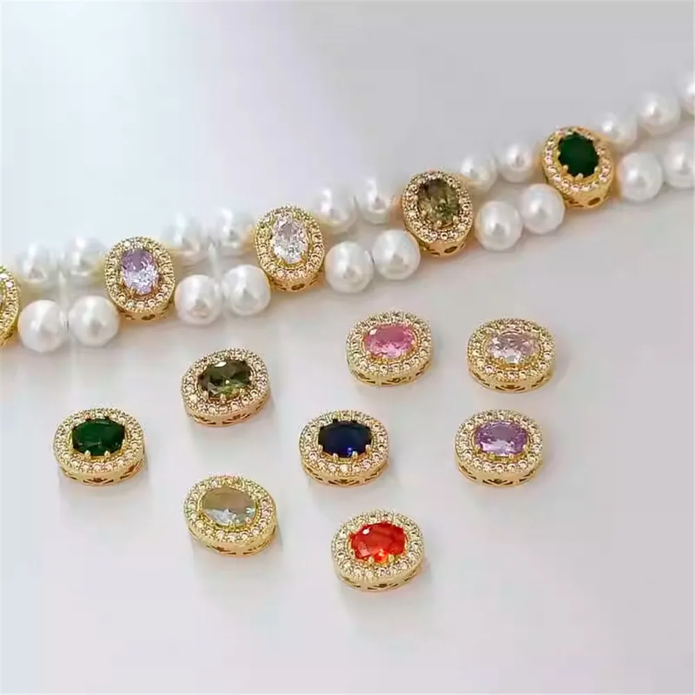 Позолоченные 14 К микроинкрустированные