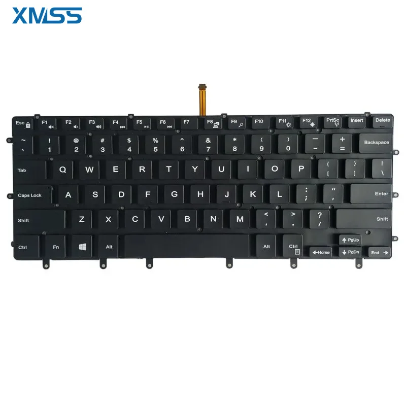 

Клавиатура США для Dell XPS 15 9550 9560 9570 Inspiron 15-7558 7568, 0GDT9F с подсветкой