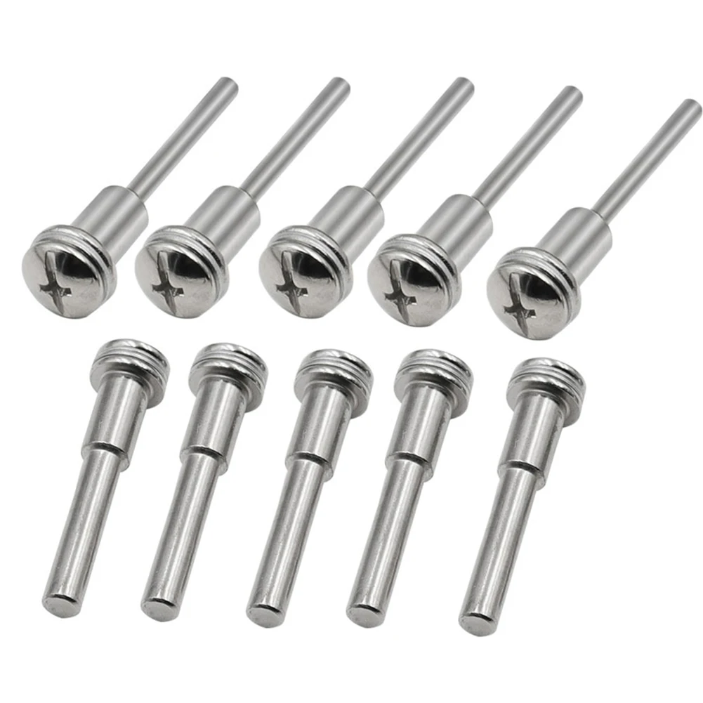 5 peças 3.17/6mm lâmina de corte biela parafuso de aço haste de mandril para corte polimento roda ferramentas elétricas acessórios