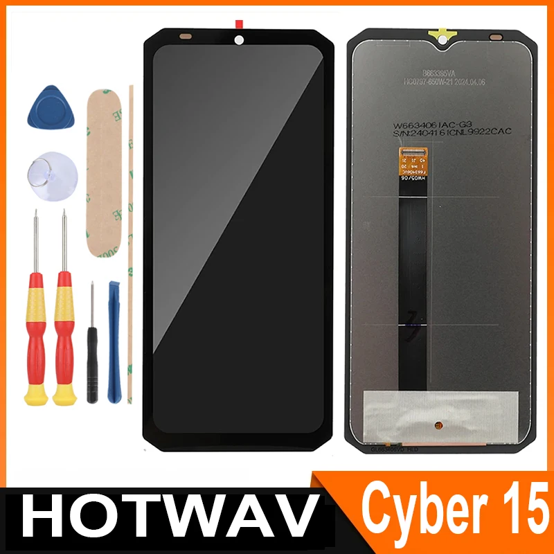 

For HOTWAV Cyber 15/ 6.6" FHD+ LCD Display + Touch Screen