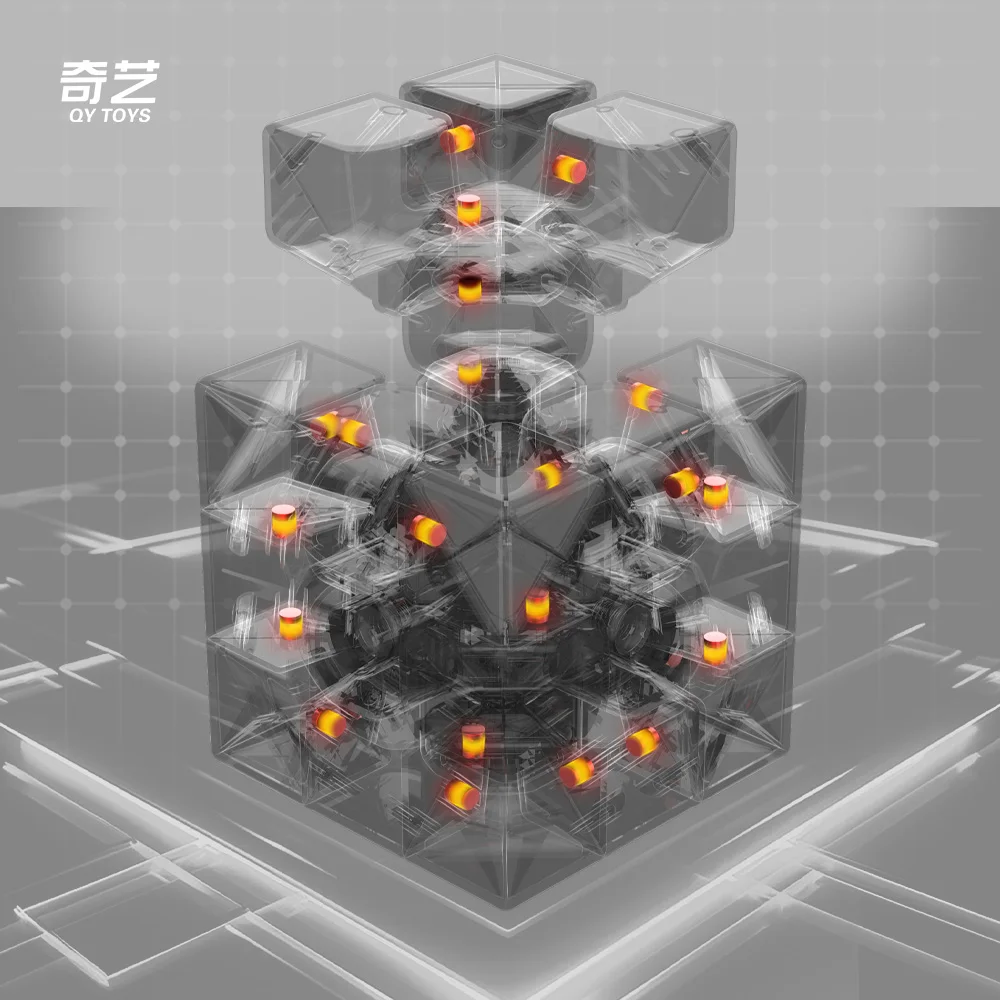 QiYi Zhanshen 2x2 3x3 4x4 مكعبات سحرية لغز السرعة بدون ملصقات ألعاب كوبو ماجيكو الاحترافية هدايا عيد الميلاد للأطفال #3