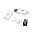 White Micro 6mm Plug