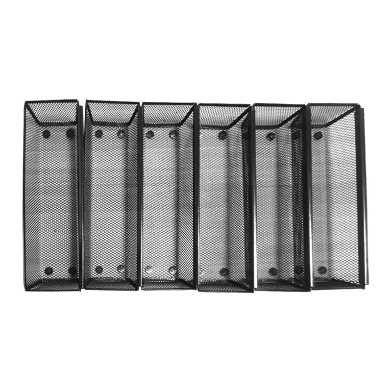 

ZZ-6Pcs Drawer Organizer,Silverware Organizer For Kitchen, Utensil Cutlery Tray Mesh Metal Organizer