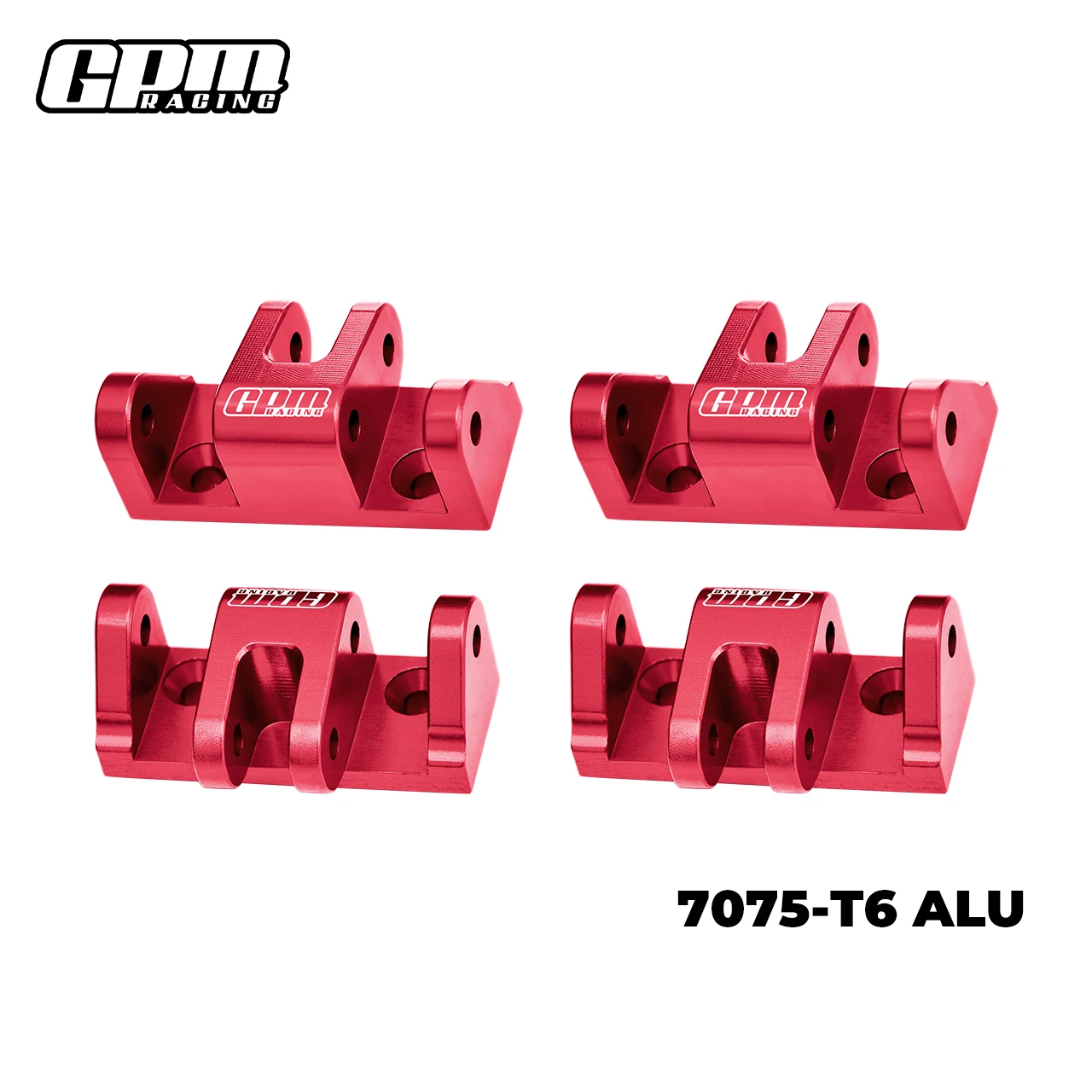 Soporte de choque inferior de aleación GPM 7075-T6 para LOSI 1/8 LMT 2,0 Grave Digger 4X4 -LOS04028