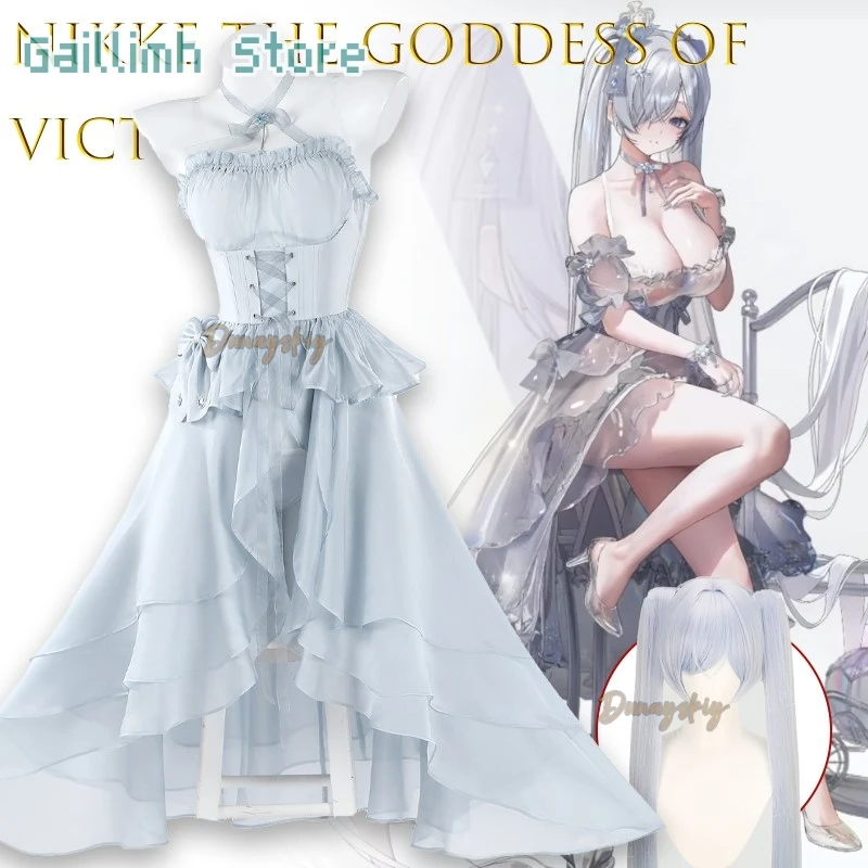 

NIKKE The Goddess Of Victory Cinderella Crystal Princess Cosplay disfraz Anime Game Female Outfit Set For Events Game Halloween