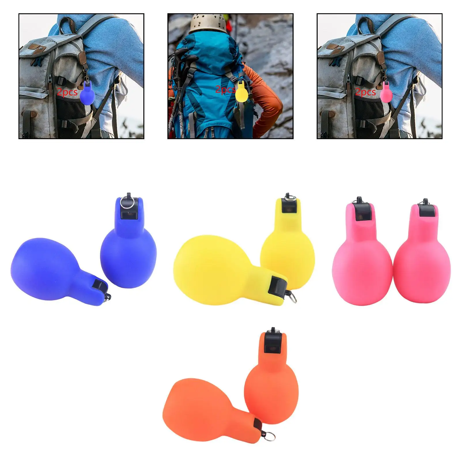 

2Pcs Hand Squeeze Whistles Coaches Whistle Loud Sound Manual Sports Whistle Training Whistles for Training Basketball Coaches
