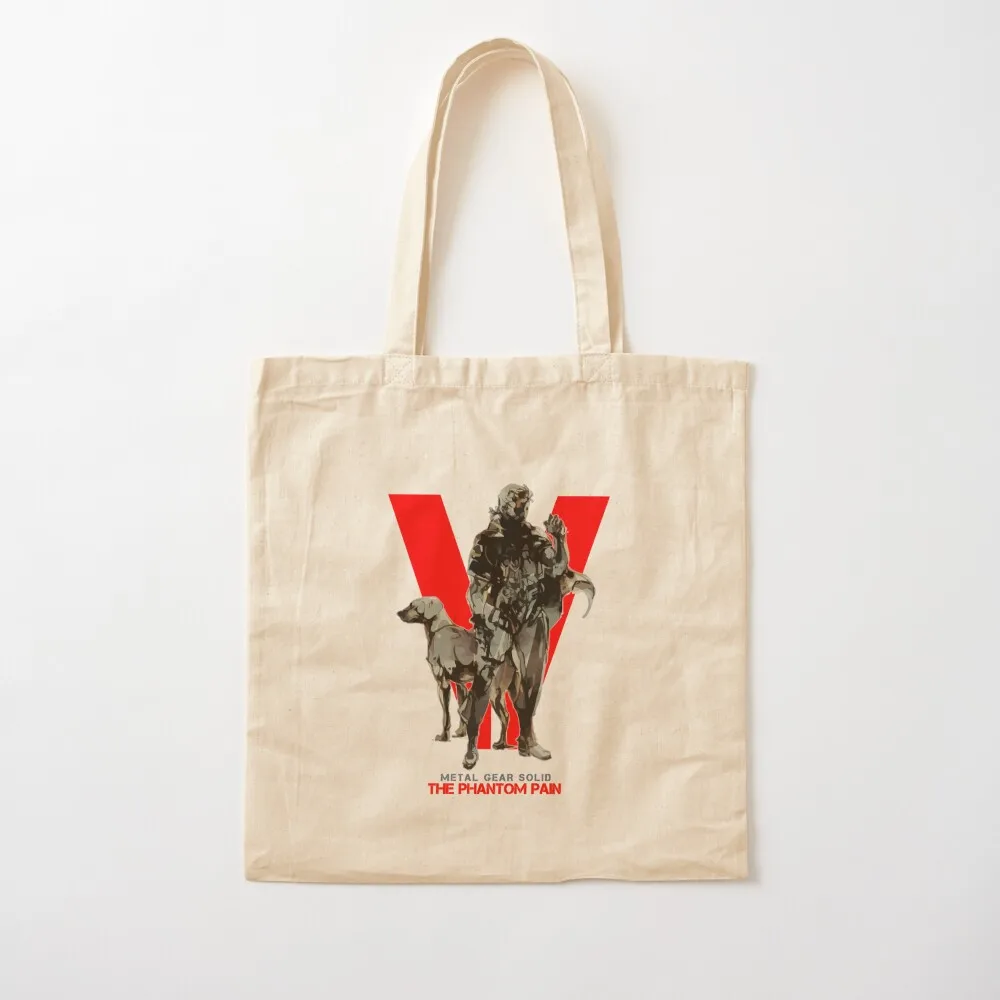 

The Phantom Pain Metal Gear Solid Tote Bag shopper bags bags luxury women custom canvas bag Reusable bags Canvas Tote Bag