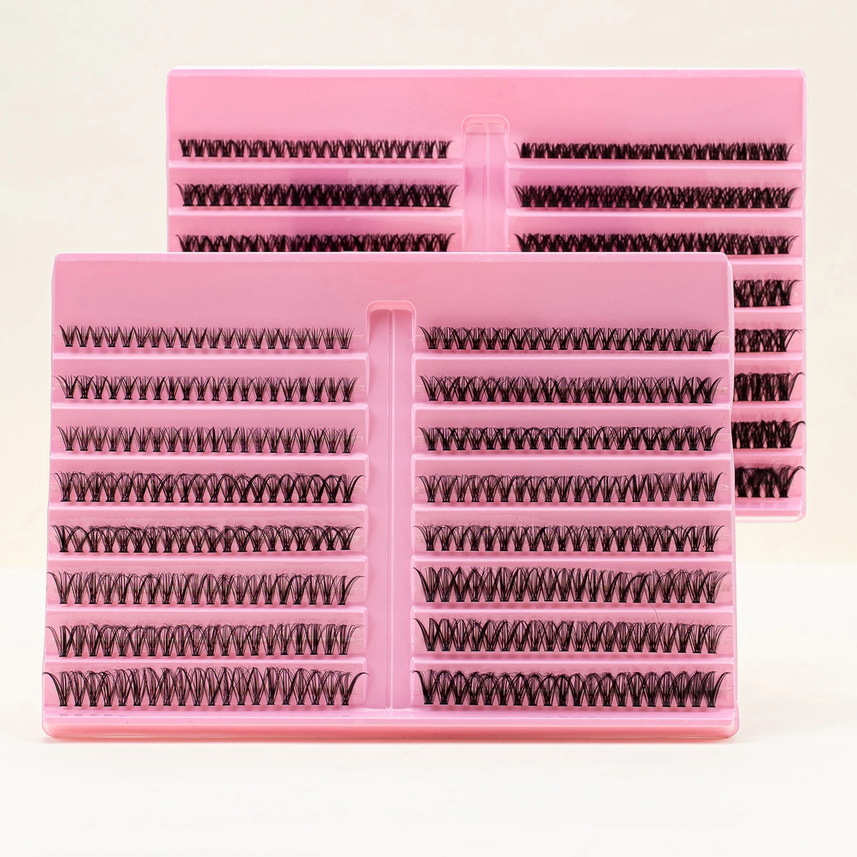 DIY Eyelash Clusters Kit Fluffy Individual Eyelashes Cluster Extension Kit Lash Bond and Seal Lash Tweezers