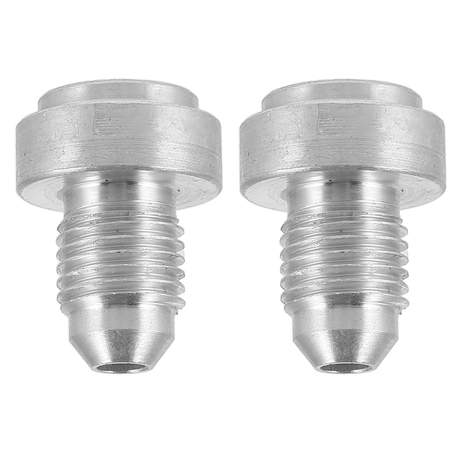

2Pcs Car Tank Aluminum Weld Fittings Oil Male Hose Adapter Automotive Part Durable Material Fuel Line Quick Connect Silver