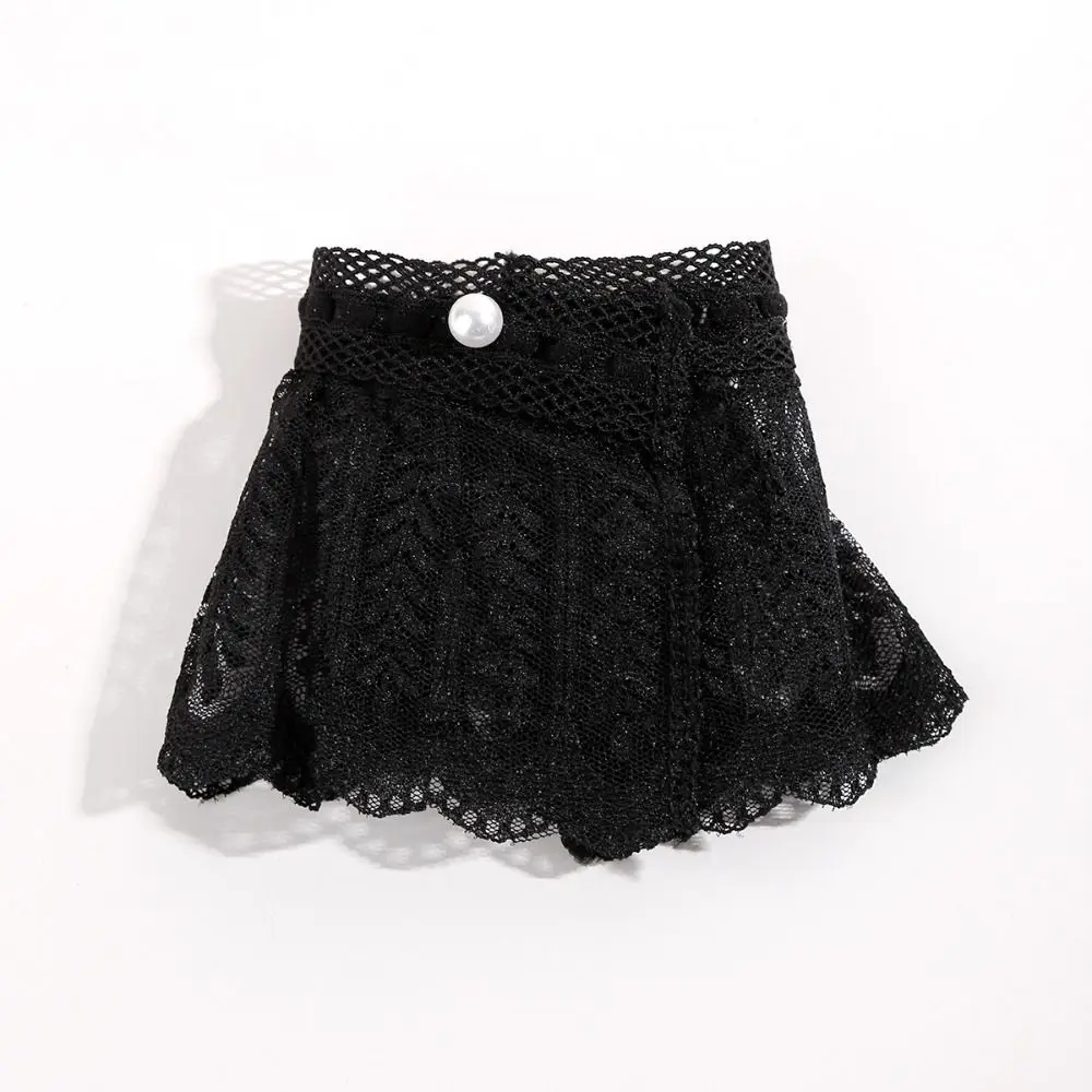 

Модные кружевные манжеты с рюшами для запястий, удобный аксессуар для костюма, мягкие накладные манжеты для свитера, для сценических выступлений