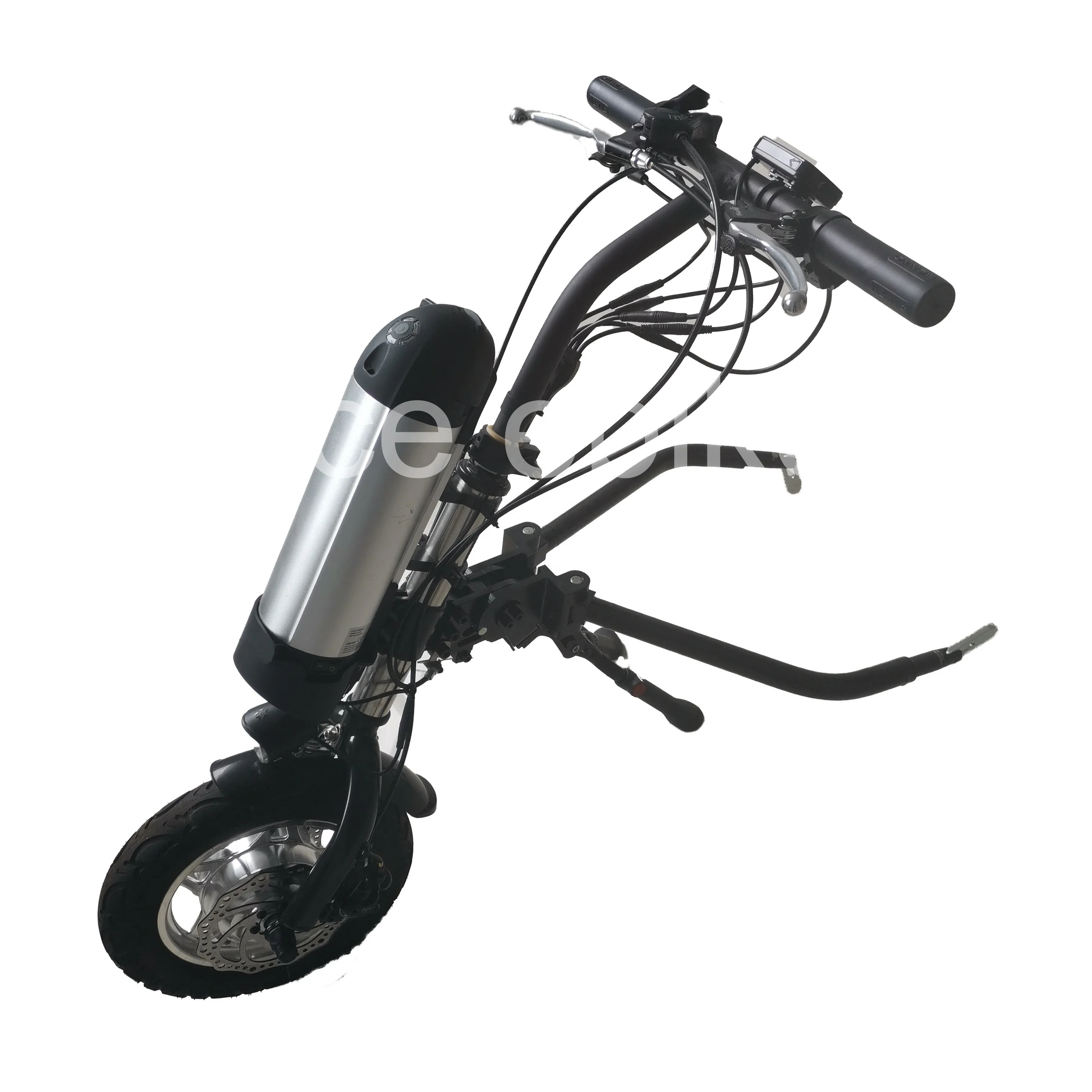 Coofull 12 Inch Front Wheelchair Wheel Electric Wheelchair Attachment view 2