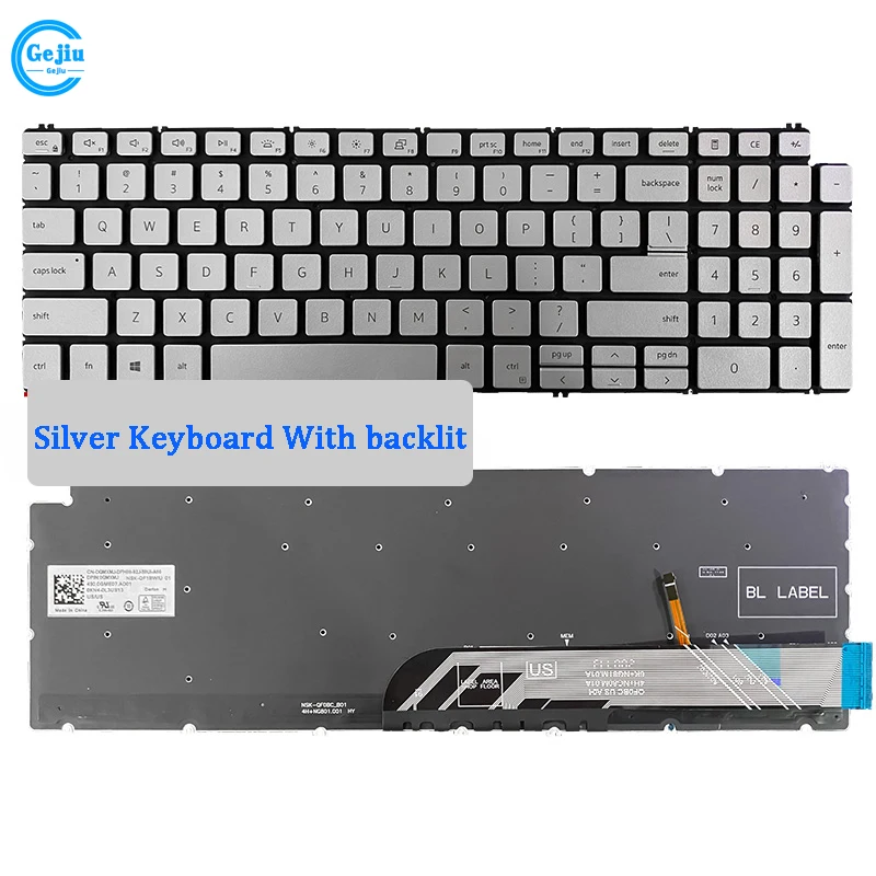New Original Laptop Keyboard For DELL G15 5510 5511 5515 5520 5530 5535