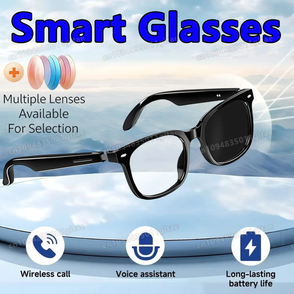 

Color Changing Smart Wireless Bluetooth Glasses TWS Listen to music and answer phone calls Men Women Fashion Sunglasses Eyeglass