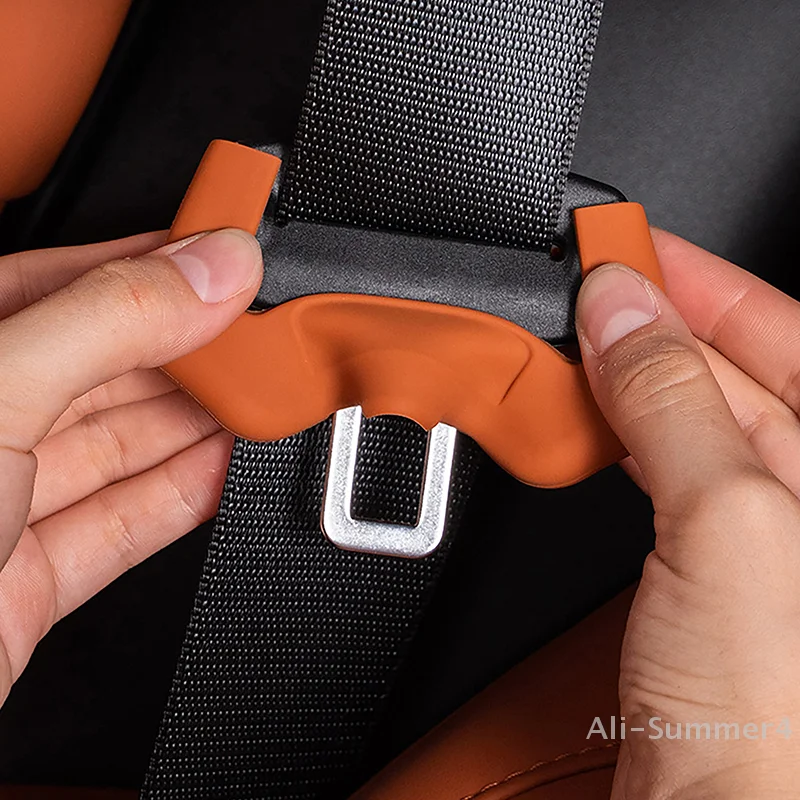

2Pcs Seat Belt Buckle Cover Anti-Scratch Rubber Car Seat Buckle Protector Clip Protection Cover Universal For SUV Sedan