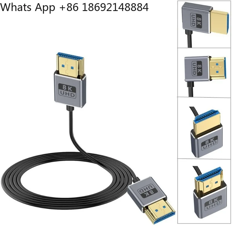

Coaxial 8K HDMI version 2.1 ultra-thin and ultra-thin 2.5mm 8K