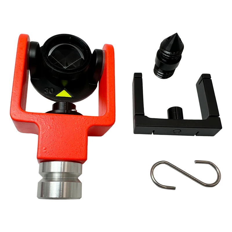 

Middle Mounted Bubble Vial Design 102 Mini Prism System 0/-30mm Matel For Total Station Surveying GPS