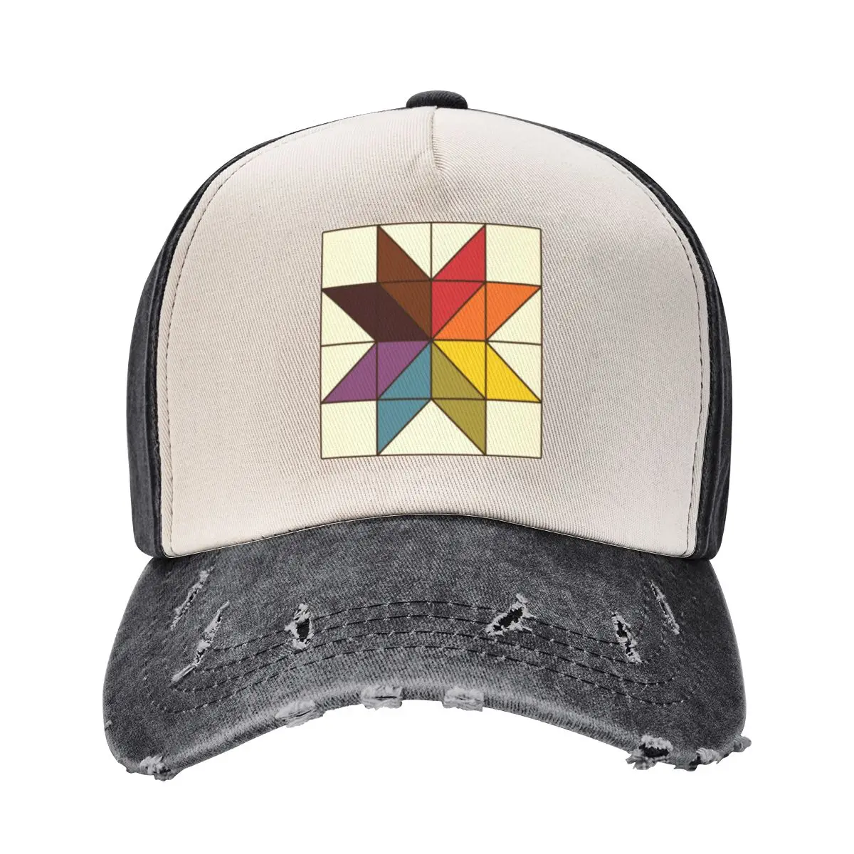 

Rainbow spectrum subtle pride quilt Baseball Cap Hood New In Hat tea Hat Boy Child Women's