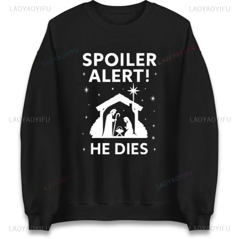 المفسد تنبيه انه يموت عيد الميلاد البلوز مضحك مشهد المهد هوديي الظلام الفكاهة عيد الميلاد البلوز هدية دينية المسيح البلوز #1