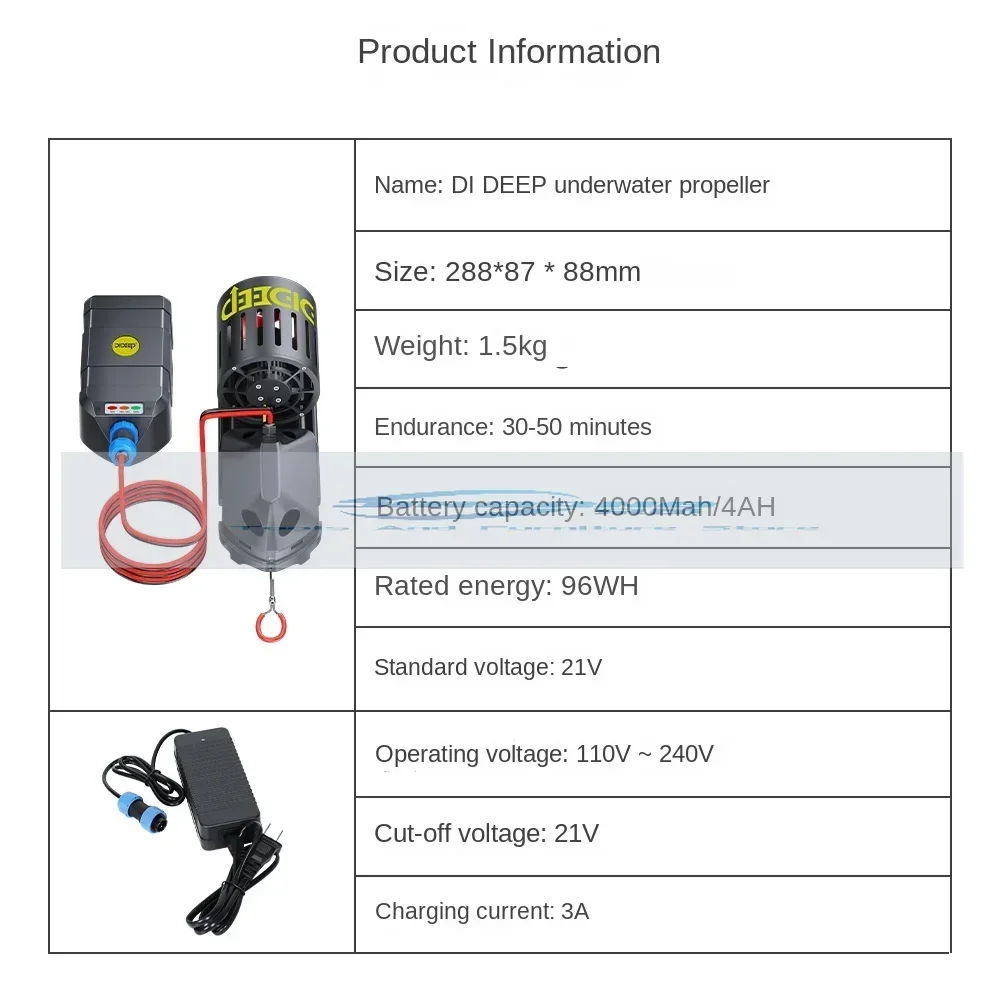 Submersible Equipment Snorkeling Equipment Flying Fish Sea Scooter Electric Underwater Booster Endurance 40 Minutes