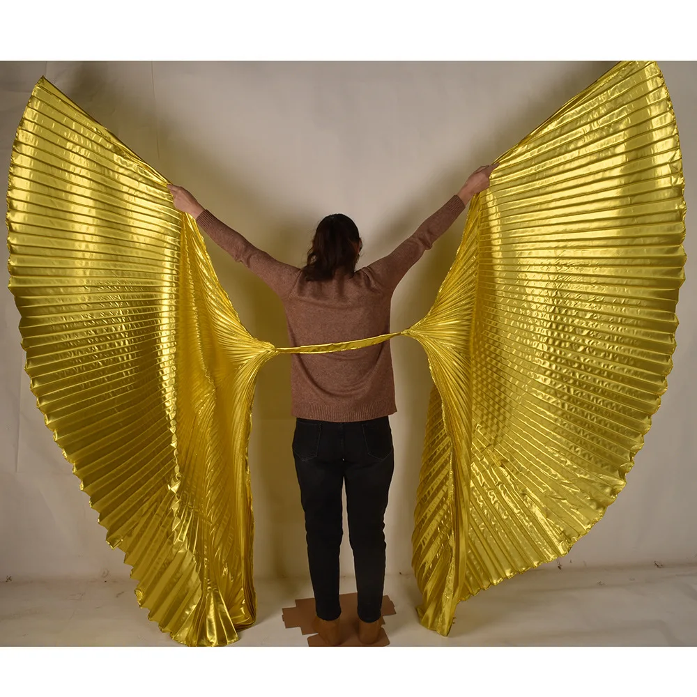 Belly Dance Props Adult Performance Wings Indian Dance Golden Wings Props Performance Shoulder Straps Lengthened Tall Man