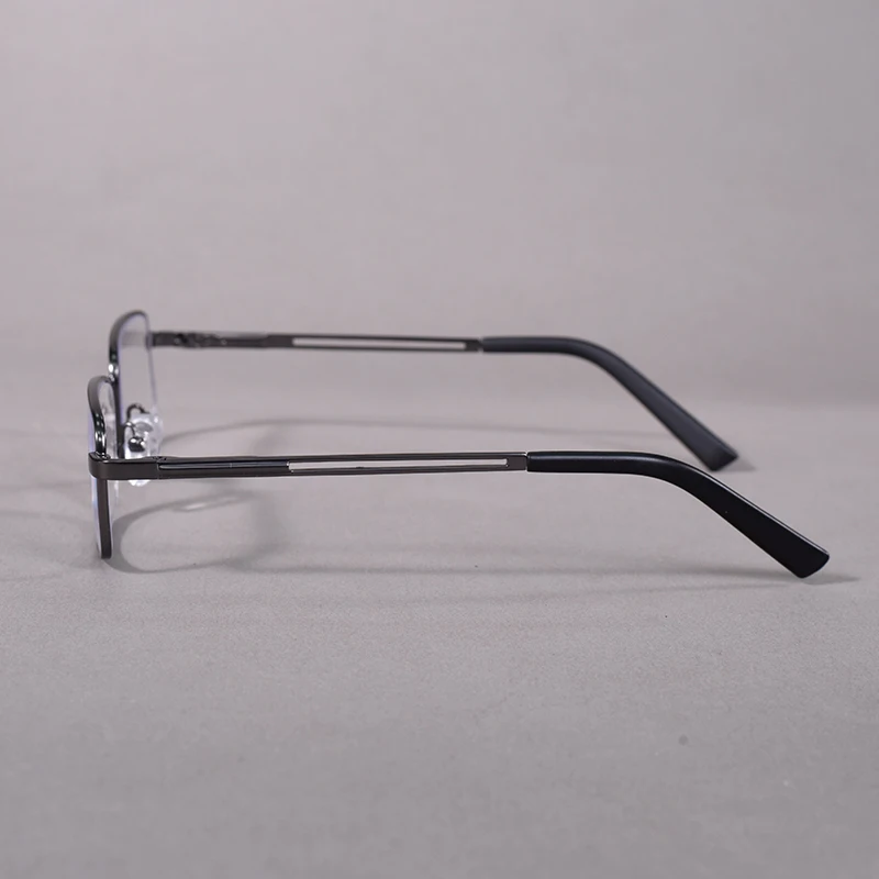 Anti-Blaulicht-Lesebrille für Männer, Metall, großer Rahmen, Leser, Lupe, Presbyopie-Linse, Brillen, Dioptrien + 1,00 + 150 + 200 – Detail 14