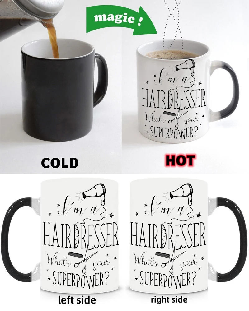 Teacher Cups Hairdresser Teaware Doctor Mug Midwife Drinkware Chef Mugen Fireman Tableware Home Decal Firefighter Cofferware