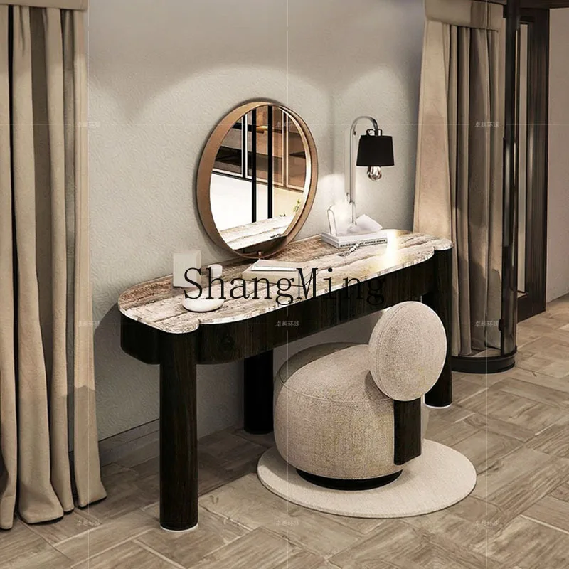 

FG marble dresser light luxury high-end master bedroom makeup table modern villa high-end dressing table