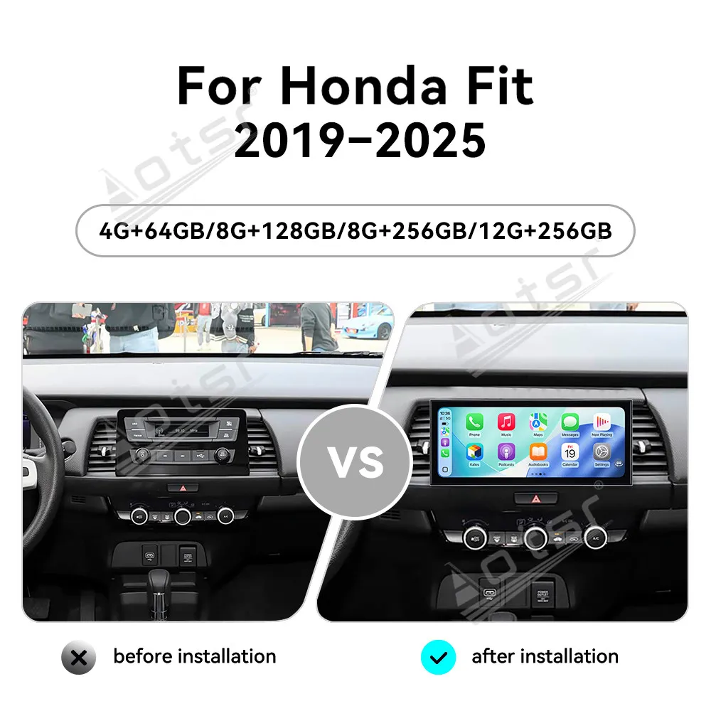 

Android 15 15.8'' HD Screen Car Radio For Honda Fit 2019-2025 Car Multimedia Video Player GPS Navigation Carplay Unit DSP WIFI