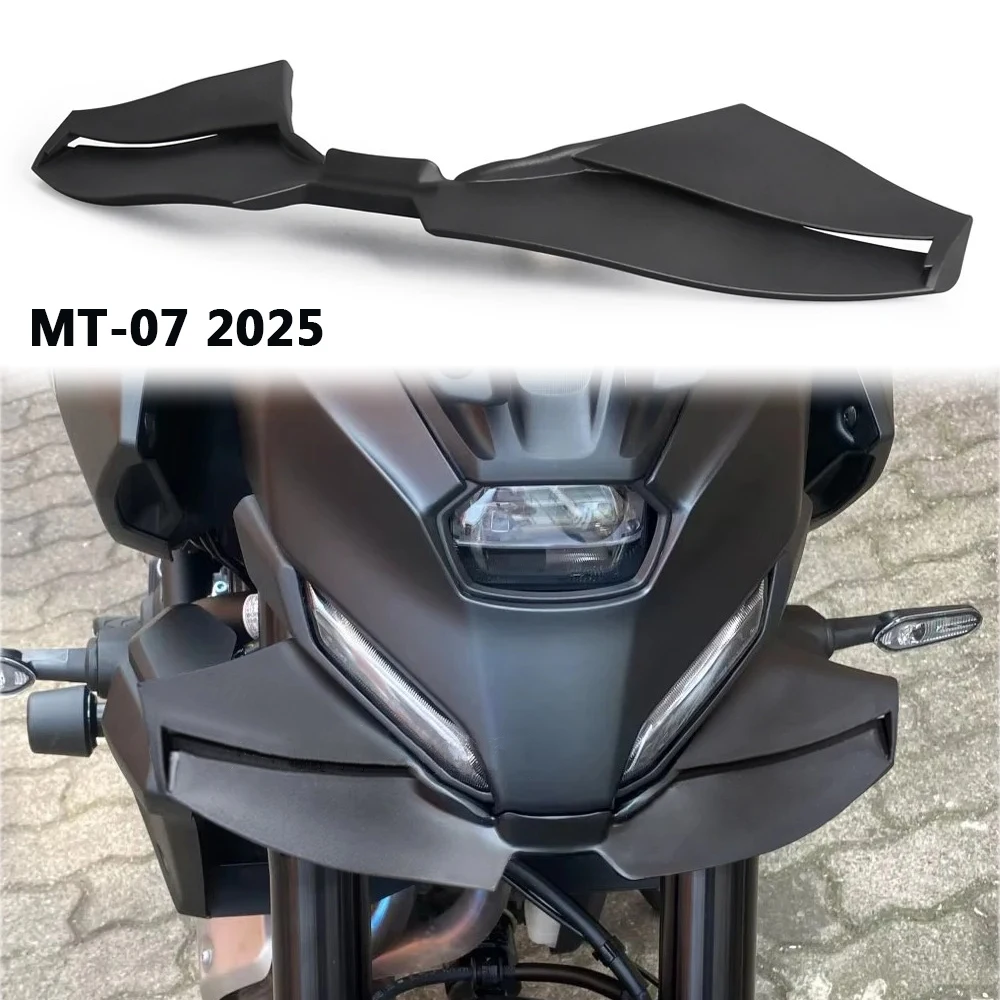 

For YAMAHA MT-07 MT 07 mt07 2025 Motorcycle Downforce Naked Front Spoilers Aerodynamic Wing Deflector Accessories