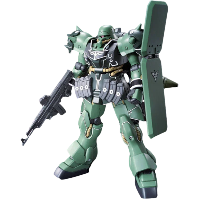 Bandai Genuine Gundam Model Kit Anime Figure HGUC AMS-129 Geara Zulu Guards Type Gunpla Holiday Gift Anime Model