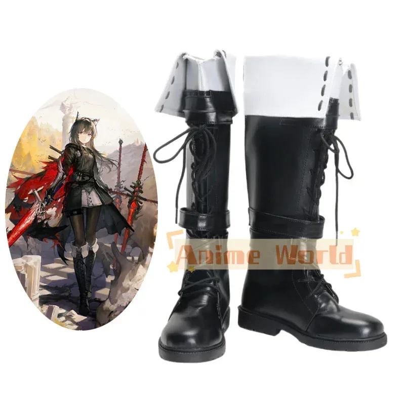 

Arknights Texas The Omertosa skin WingBreaker Shoes Cosplay Boots Halloween Carnival Boots Custom Made