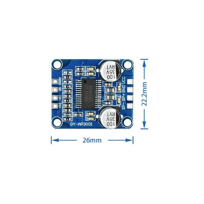 Module d'amplification de puissance haute puissance, 10W, 20W, 30W, carte d'amplificateur de numéro de classe, alimentation 12V, 24V