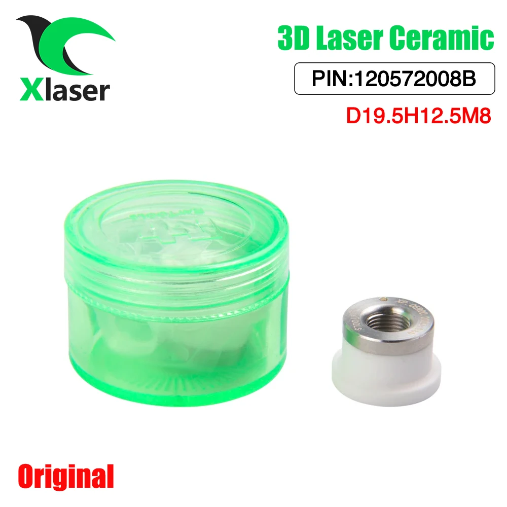 XLaser Original Raytools Laser Ceramic Nozzle Holder 120572008B Dia.19.5mmH12.5M8 For Raytools BM109/111 3D Laser Cutting Head