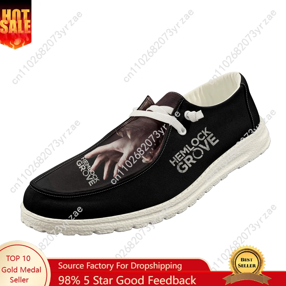

Hemlock Grove Casual Shoes Mens Women's Breathable Flat Footwear Indoor Outdoor Fashion Pattern Lightweight Shoe Custom Shoes