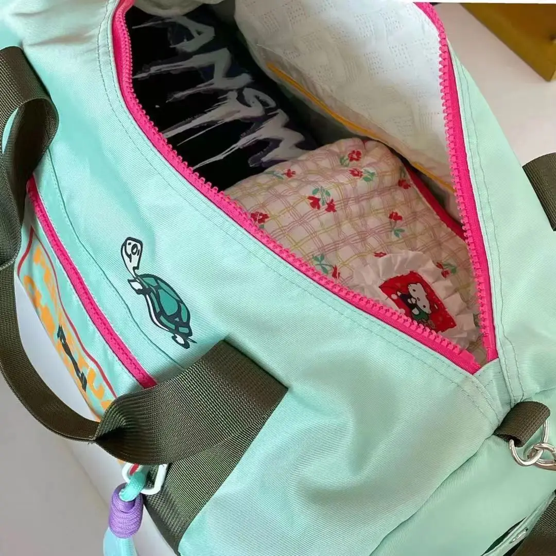 Casual Bag for Women Yoga Fitness Large Capacity Lightweight Shoulder Crossbody Nylon Fashion Travel Bag Ladies Leisure Handbag