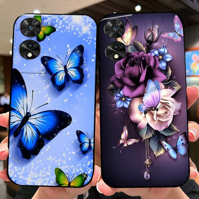 Cases For TCL 50 5G / 505 / 50 SE / 502 Cute Astronaut Fashion Shockproof Soft Bumper For TCL 50SE Coque For tcl 502 Phone Cover