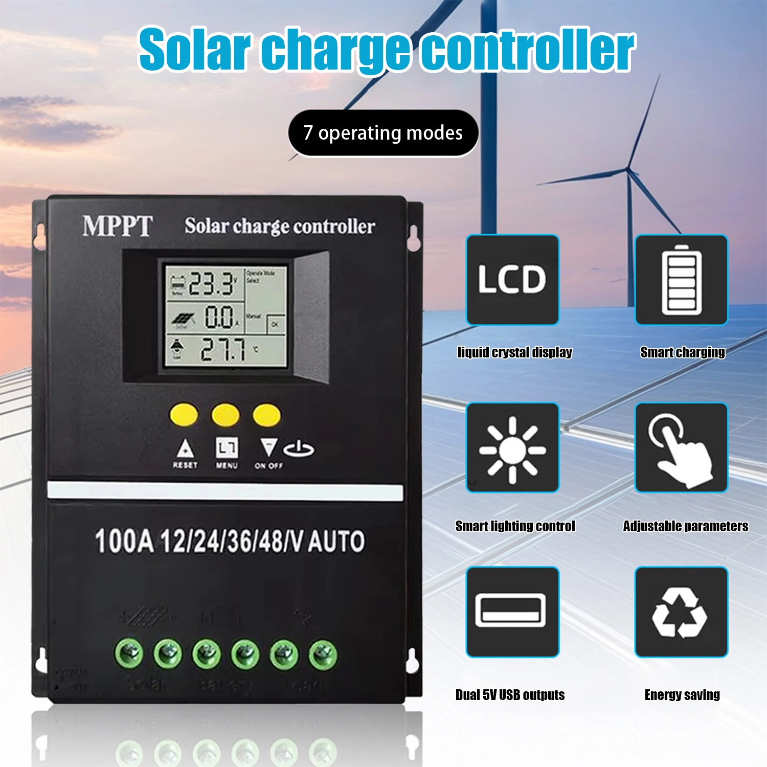 Mppt 100A 60A Solar…