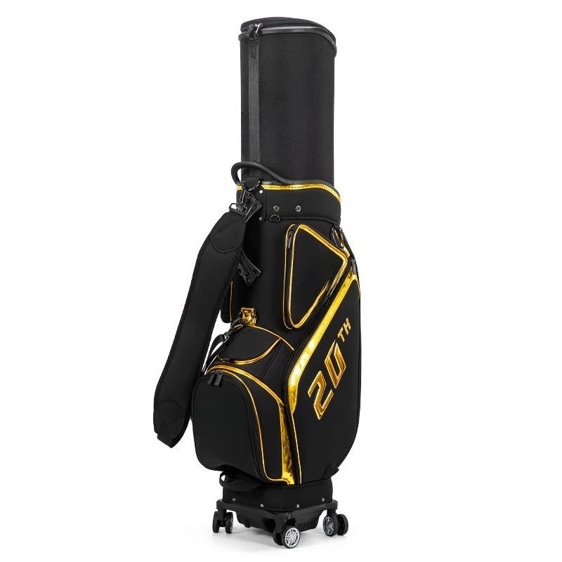 Golf bags for men and women with hard shell telescopic cap bags and universal four-wheel flat air shipping
