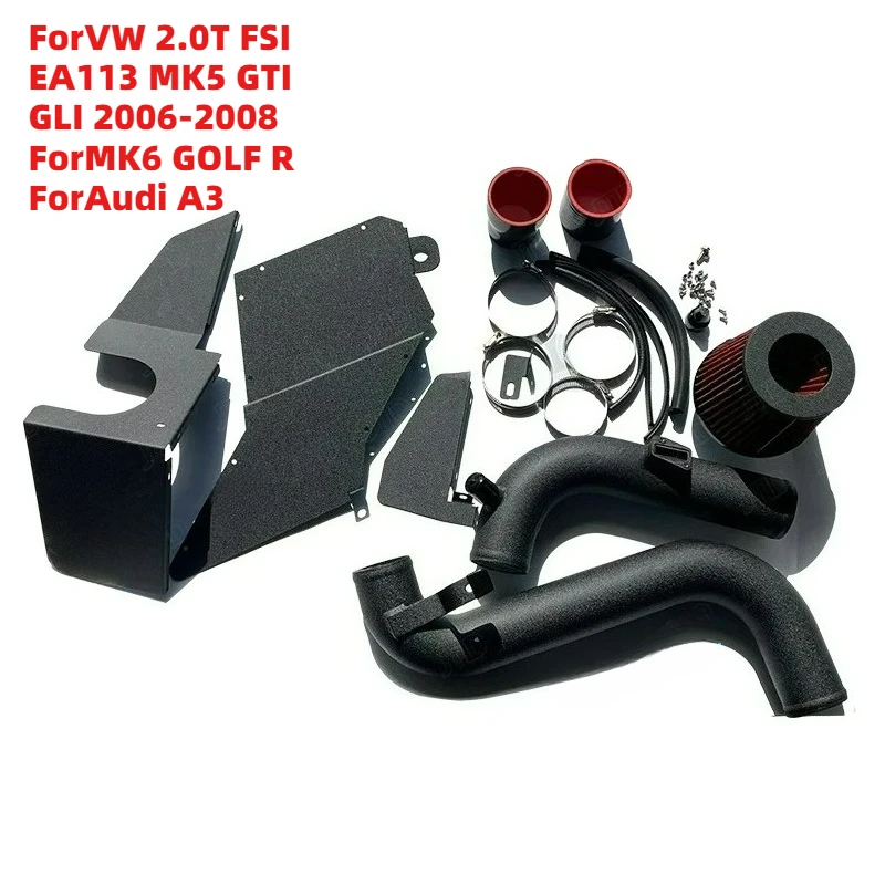 

High Performance ForVW 2.0T FSI EA113 MK5 GTI GLI 2006-2008 ForMK6 GOLF R ForAudi A3 Cold Air Intake for Cars Air Intake Kit