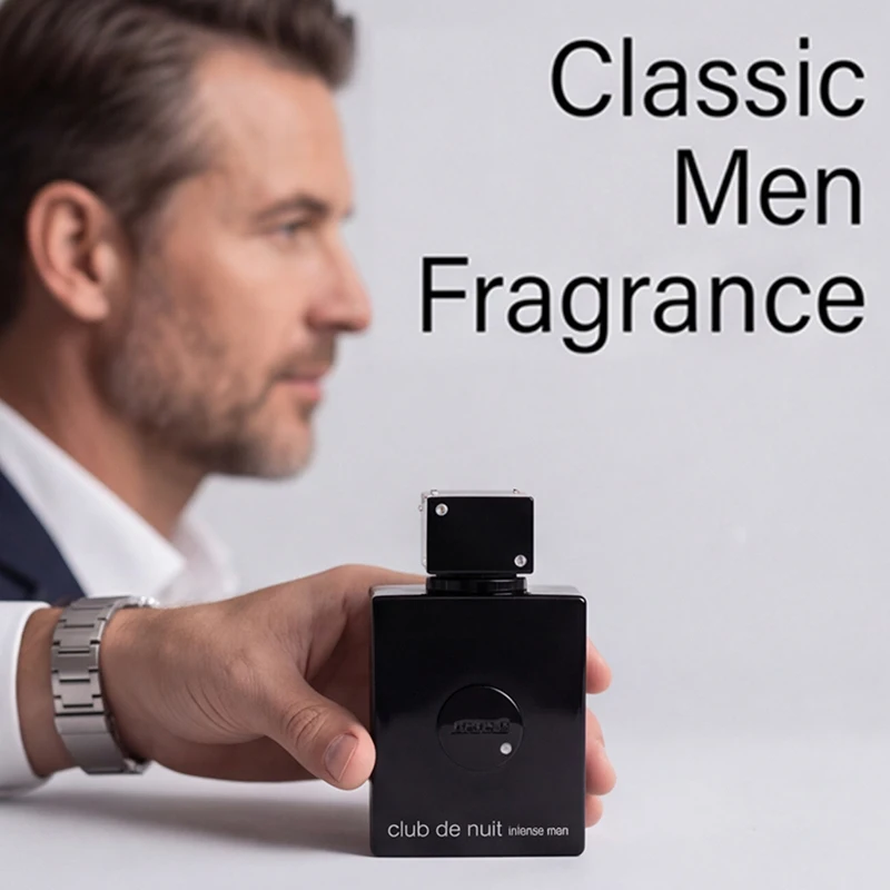 Men's Party Perfume, Club Perfume 105Ml Large Capacity Bottle, Perfume For Men And Women For Daily Commute, Woody Amber Scent Men's Fragrance With Fresh Citrus, Rich Layered Aroma, Gift For Men, Christmas Gift