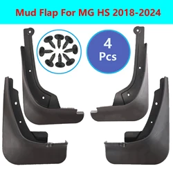 4Pcs For MG HS PHEV Plug-in EHS 2018 - 2024 Front Rear Splash Guards Mudguards Mud flaps Mudflap Fender Protector 2020 2021 2022