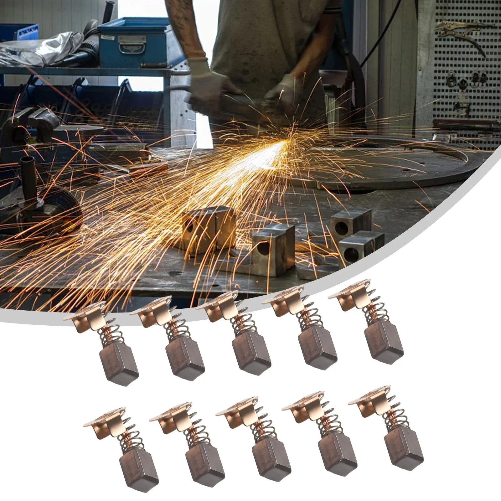 

CB430 угольные щетки 10 шт. 191971-3 BHR200 угольные щетки двигателя для электроинструментов запасная часть DGA452Z новый