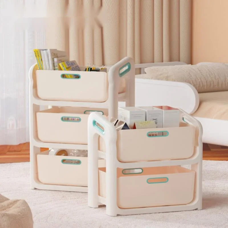 

Children's Toys Storage Shelf, Multi-Layer Household Organizer, Baby Sorting Cabinet, Modern Design Playful Storage Solution
